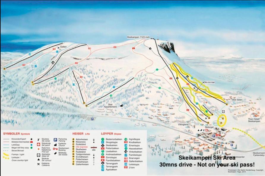 Hafjell Alpinlandsby Apt 88 Exterior foto